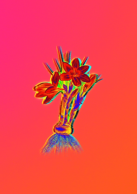 Neon Pink Botanicals