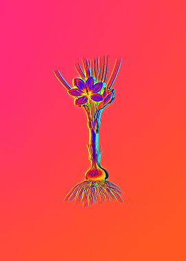 Neon Pink Botanicals