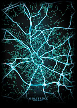 Osnabruck Germany City Map