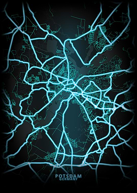 Potsdam Germany City Map