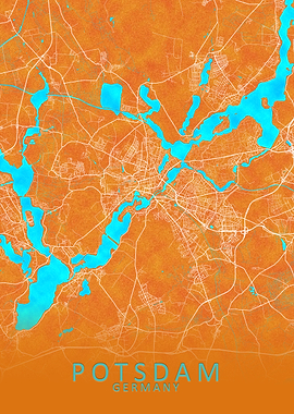 Potsdam Germany City Map