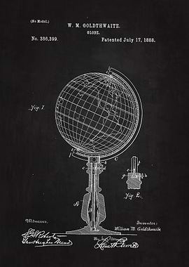 1888 Globe Patent