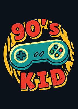 90s gaming kid