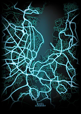 Kiel Germany City Map