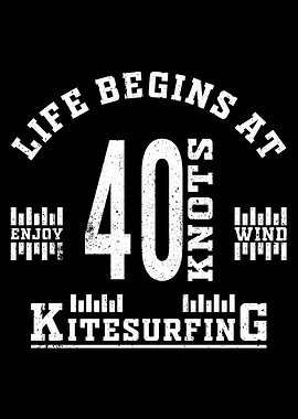 KITESURFING VINTAGE POSTER