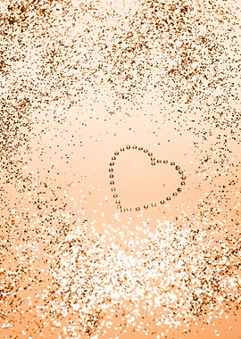 Sparkling ORANGE Glitter 1