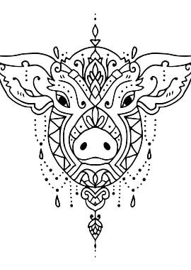 Pig Mandala