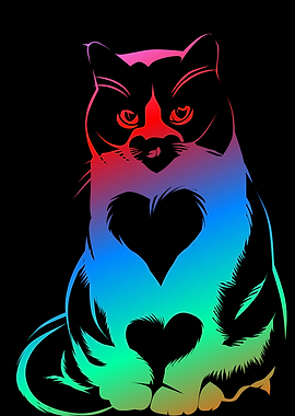 Colorful Cat
