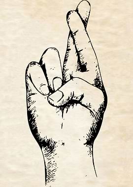 Crossed Fingers Vintage
