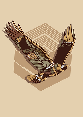 Steampunk eagle