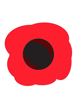 Red Poppy Remembrance Icon