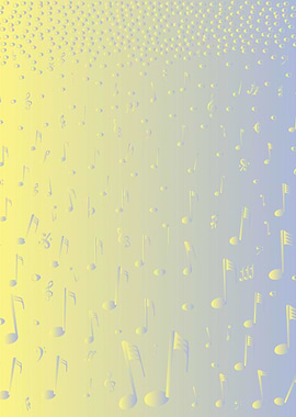 Snowing Music Notations