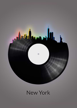New York Skyline Vinyl