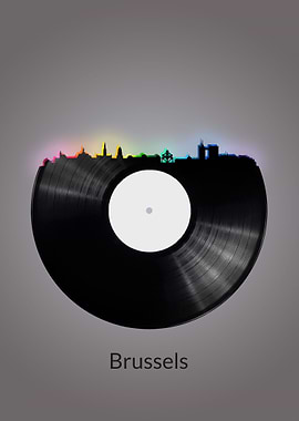 Brussels Skyline Vinyl