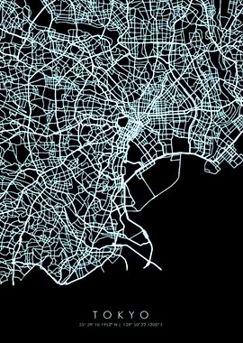 Tokyo Neon Map