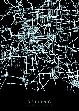 Beijing Neon Map