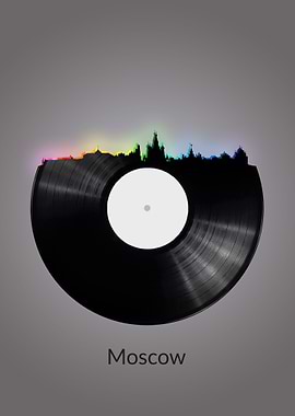 Moscow Skyline Vinyl