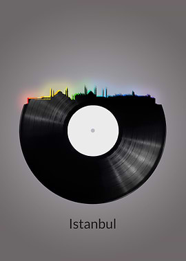 Istanbul Skyline Vinyl