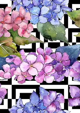 Hydrangea Pattern 32