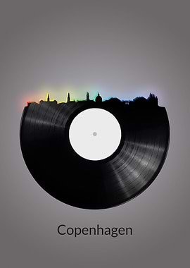 Copenhagen Skyline Vinyl