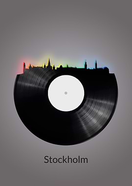 Stockholm Skyline Vinyl