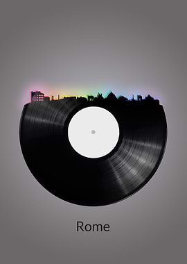 Rome Skyline Vinyl