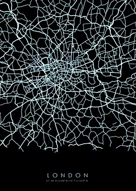 London Neon Map