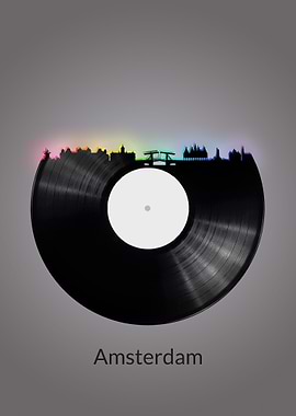 Amsterdam Skyline Vinyl