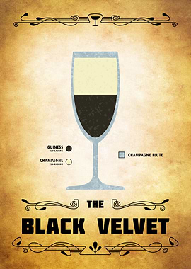 Black Velvet Cocktail
