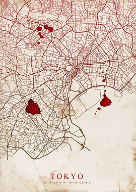 Tokyo Old Map