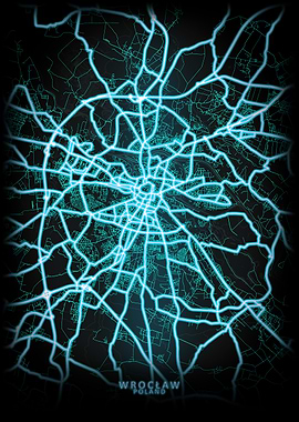 Wrocaw Poland City Map