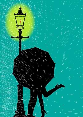 Lamppost In the Rain