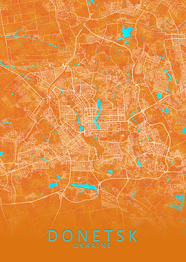 Donetsk Ukraine City Map