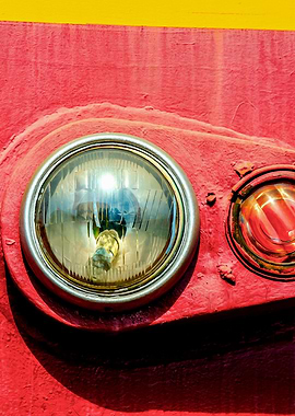 Retro Locomotive Headlight