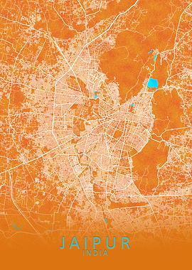 Jaipur India City Map