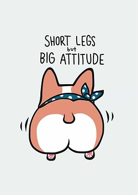 Short leg big attitude dog
