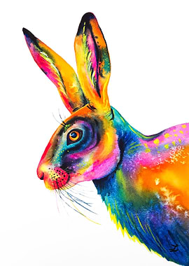 Colorful Hare