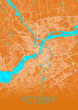 Ottawa Canada City Map