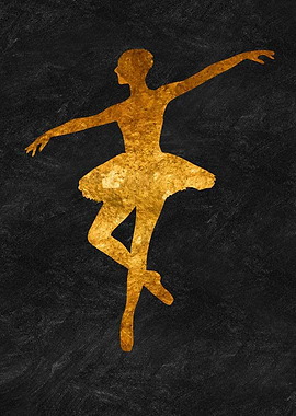 golden ballerina