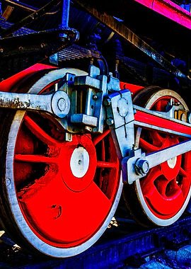 Elegant Steam Locomotive