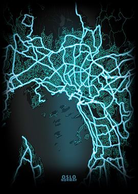 Oslo Norway City Map