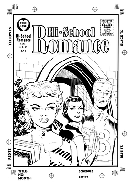 Romance Comic Book Cover