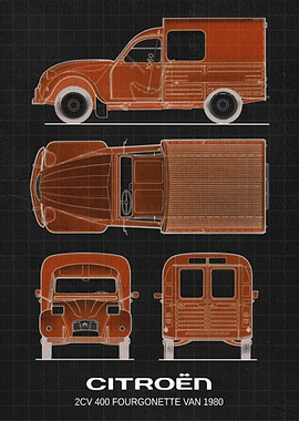 Citroen 2CV 400 Fourgonett