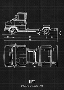 Fiat Ducato chassis 1982