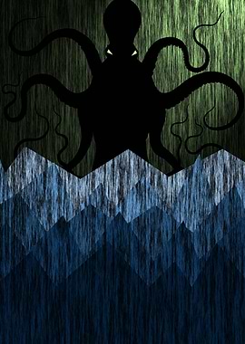 Cthulhu green blue light