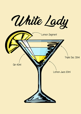 White Lady Cocktail Recipe