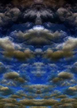 Psychedelic colorful skies