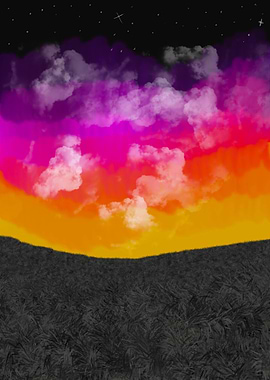 Sunset In The Fields