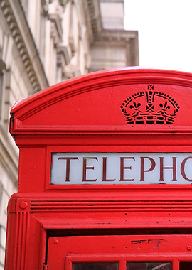 Red telephone booth