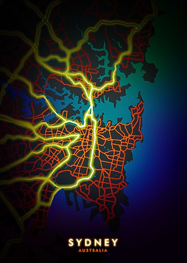 Sydney Maps Design